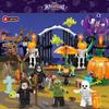 Halloween Building Block Hut House Pumpkin uCarriage Happy Halloween Decoration Bricks for Boys Kids Toys Gift Compatible