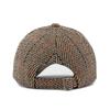 Herbst Hut Damen Hard Top Baseball Cap Outdoor Plaid Cap Sonnenschutz Hut für Männer Visier Hüte Snapback Hut