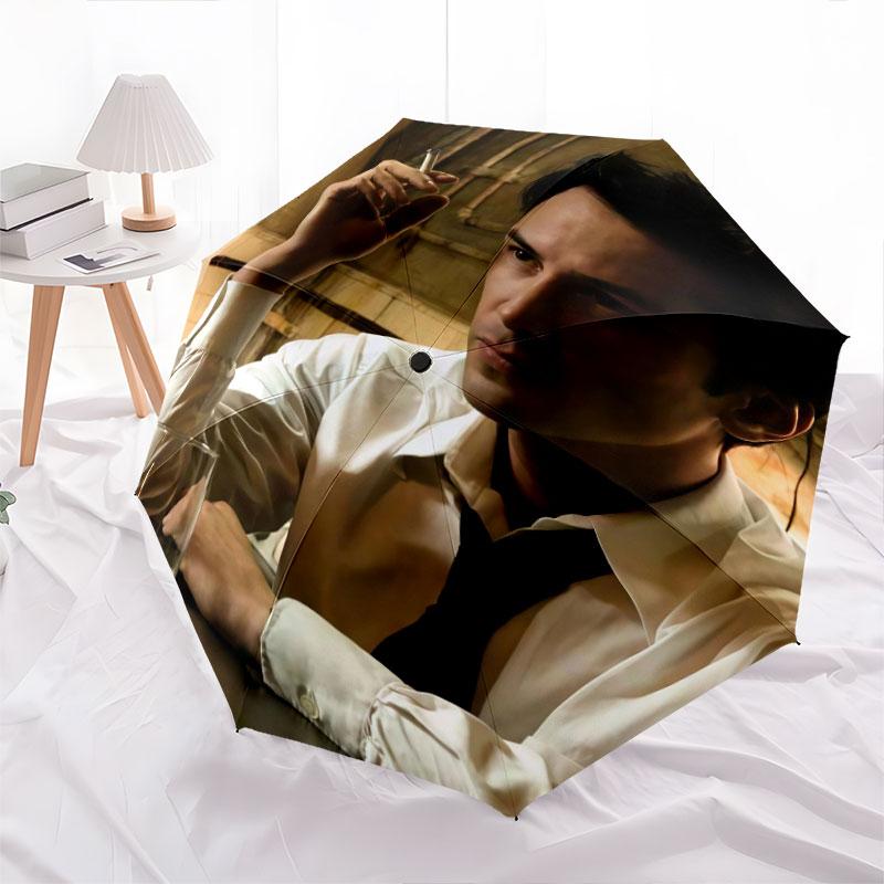 Keanu, automatic folding umbrella, portable and foldable design, 8 ribs, a Christmas or birthday gift.