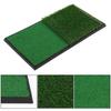 Golf Double Swing Pad Rubber Sole Golf Practice Mats Golf Hitting Mats Simulation Lawn