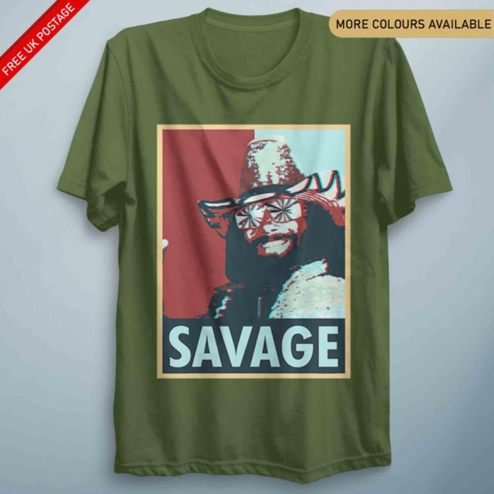 Macho Unisex Randy Savage TShirt Wrestling Hero 80S 90S WW F Icon Retro Star