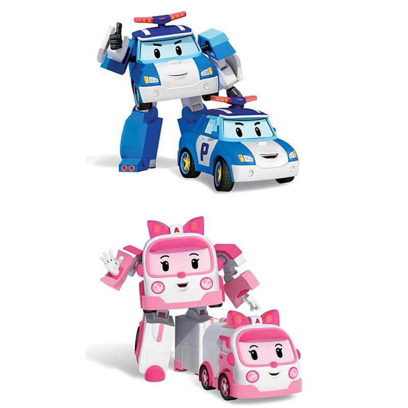 Transform Your Kid's Playtime With Robocar Poli Toy Car Pull Back Car And Action Figure In One!