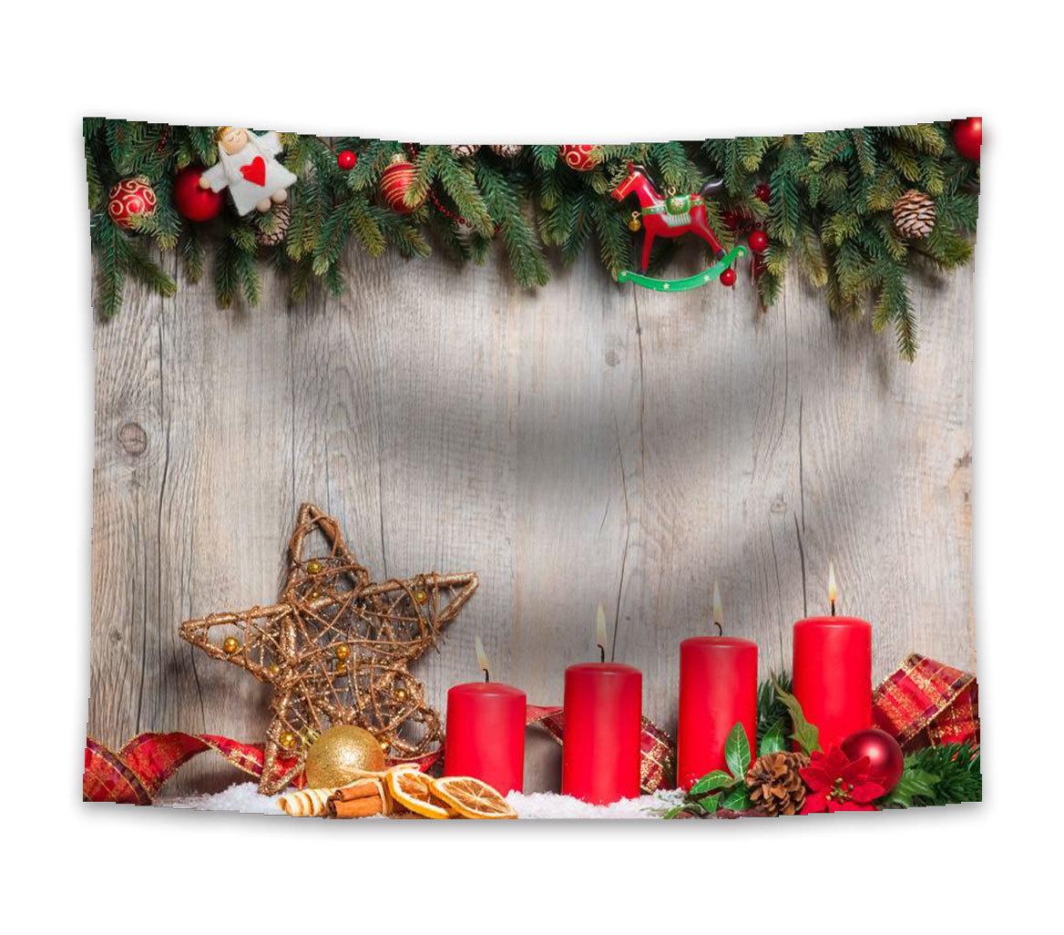 С Рождеством печатный домашний декор гобелен настенный для спальни гостиной Настенный — фото 4