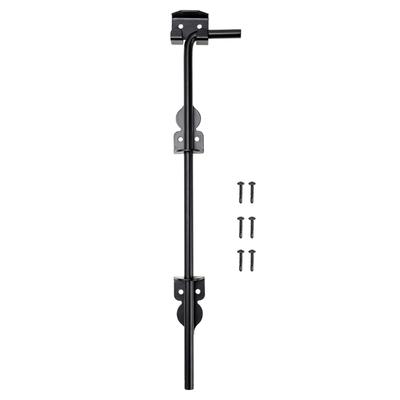 2 Pack Practical 12Inch Portable Sturdy Cane Bolts for Double Door Stability and Security In Wood PVC Vinyls Metal Gate