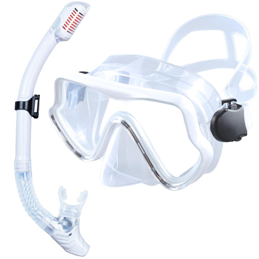 Large Frame Diving Goggles Snorkel Set