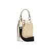 Coach Dempsey 15 Classic Monogram Coated Canvas And Leather Bucket Bag Women Handbags Light-Khaki C5121-IMDQC