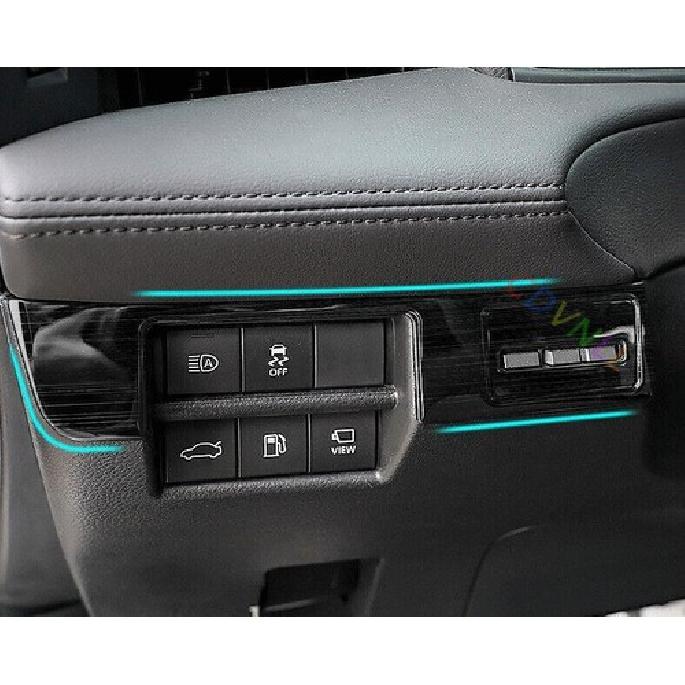 For Toyota Avalon 2019-2022 Black Titanium Frame Trim Headlight Switch Control