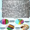 100x150cm Fun Interactive Graffiti Blanket  DIY Coloring and Doodling Blanket Holiday Gift Lambswool Blanket