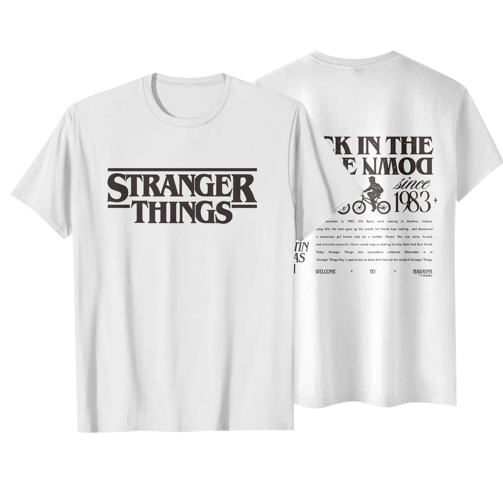 Lässiges Kurzarm-T-Shirt mit Buchstabenprint für Kinder