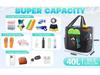 Borsa da Spiaggia in Rete Multicolore con Tasche Multiple - Ideale per Costumi da Bagno e Essenziali da Viaggio