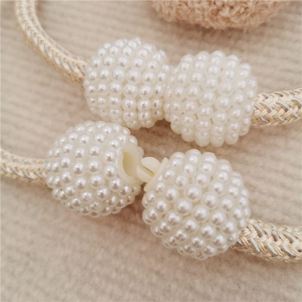 2Pcs Ins Cartoon Bear Curtain 3D Bear Curtain Tieback Window Curtain Buckles  Curtain Decor