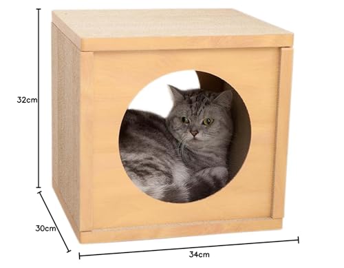 PetPro HappyDays Katzenhaus Natur