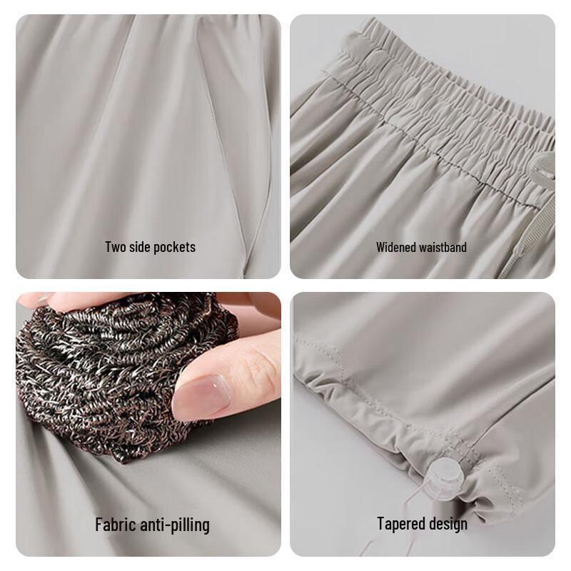 MIIOW Women's 2025 Sun Protection Quick-Dry Wide-Leg Pants