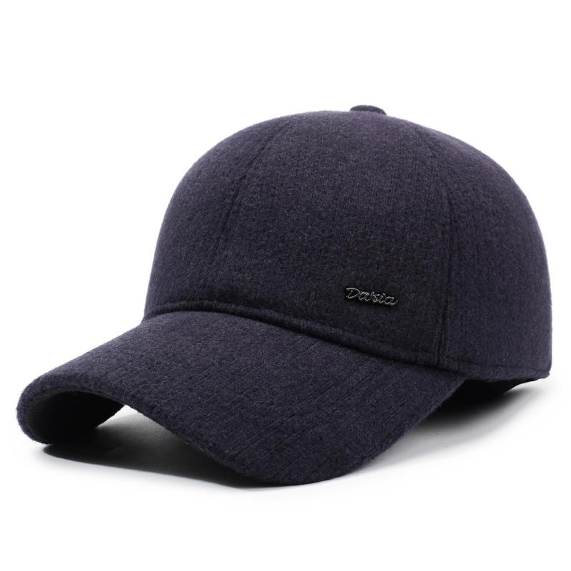 Autumn Winter Middle-Aged and Elderly Warm Cap Outdoor Cold Ear Protection Baseball Cap Men Sunshade Sunscreen Cap