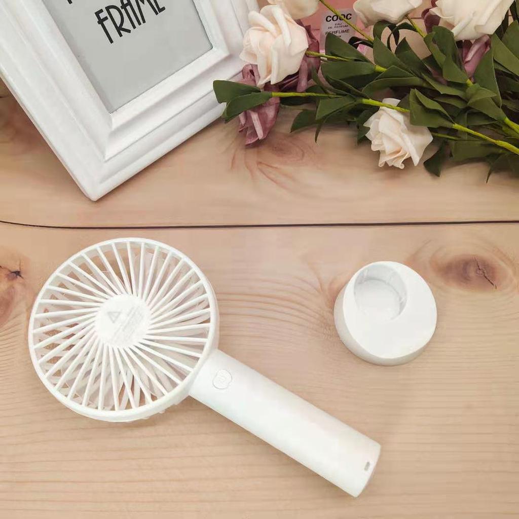 Silent Mini Handheld Fan: Portable, Rechargeable, Ideal Gift for Students, Desktop Use