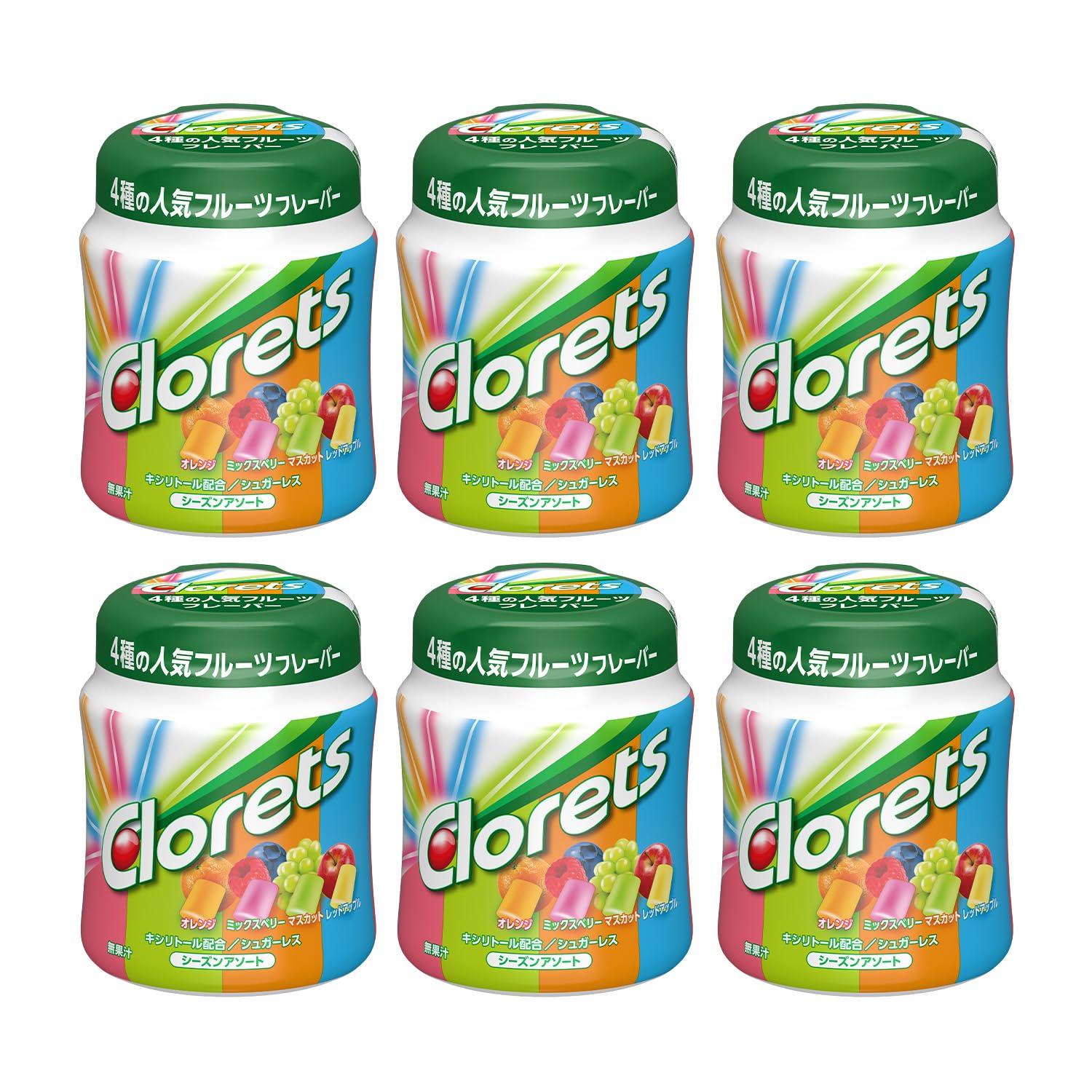 

Mondelez Japan Clorets XP Сезонный Ассорти Бутылка 140г х 6 упаковок Жвачка,