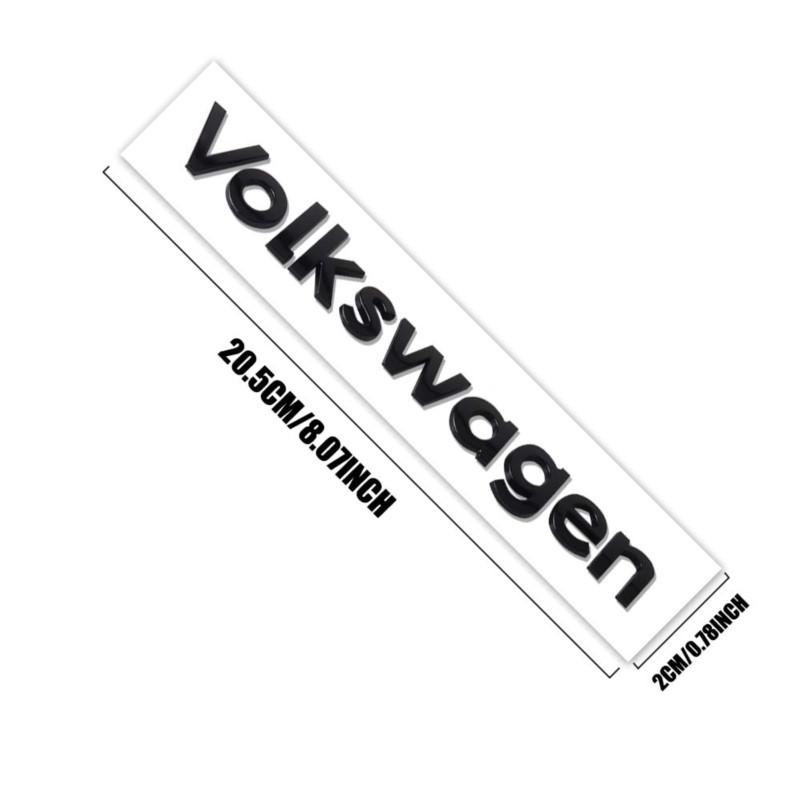 Car Body Tail Trunk Decoration Sticker ABS Emblem Auto Accessories For Volkswagen GTI Golf Polo Passat Mk6 MK7 RLine Bora Beetle