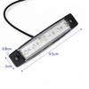 Car External Lights LED 12V 6 LED Side Marker Light For Trailer Truck Boat Bus Low Trailer Rear Warning Lamp