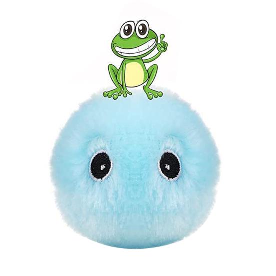 Chirping Cat Ball Toy Interactive Catnip Ball Toy with Birds Frog Crickets Sound Touch Activated Kitten Exercise Toy for Indoor Cats