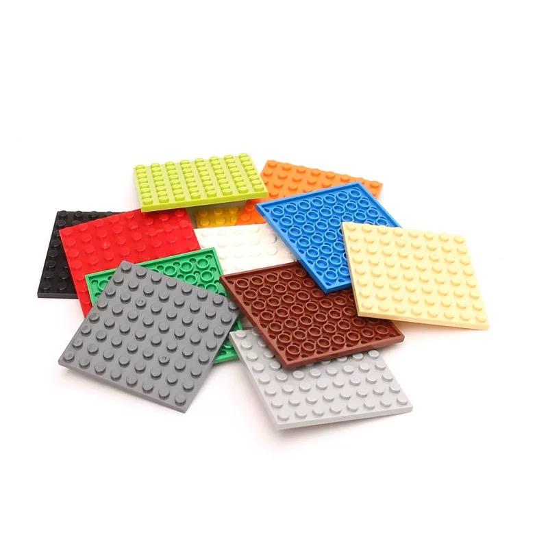 12PCS PLATE 8x8 Compatible with 41539 Self-Locking Bricks Building Blocks Toys Accessories