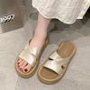 Fashion House Slippers Platform Beach Shoes Luxury Slides Slipers Women Sabot Designer Soft 2025 Casual Fashion Leisure Beach Shoes Woma