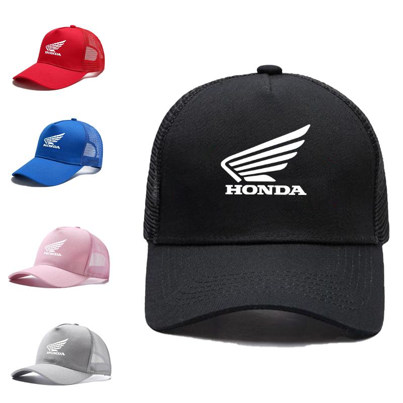 AZO1 Car Logo Embroidery Baseball Cap Adjustable Casual Sunscreen Hats Sport Caps For Honda CB400 CB650 FCBF CBR25ORR CRF SH3O0 NC75O