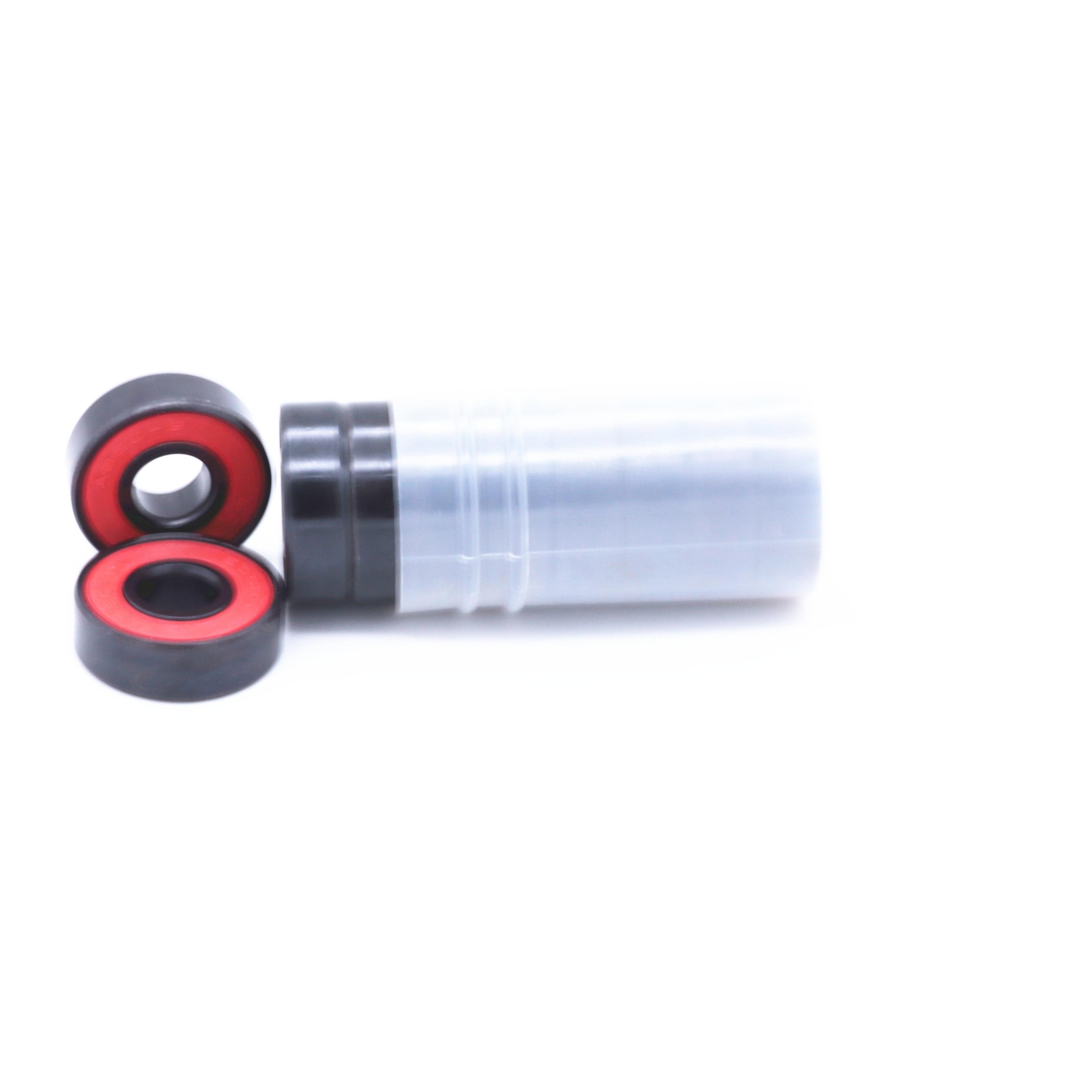 

608RS ABEC-9 Подшипники для скейтборда 608-Цветные подшипники для самоката 8x22x7 мм 10 шт. 608 V RS Поверхность Черный Сепаратор PA66 608 Шариковый подшипник 608-2RS красный