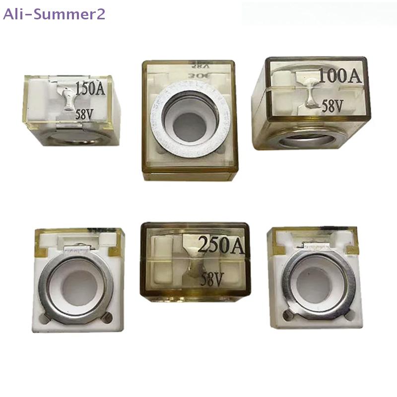 {Summer2} 30A-600A Battery Terminal Mount Fuse Block Kit 58V With Single Stud 5/16" Marine Rated Battery Fuse For Boat Truck RV