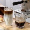 285ml/340ml Iced Latte Cup American Coffee Mug Vintage Style Glass Cup Water Bottle High End Tea Beverage Cups Drinking Glasses