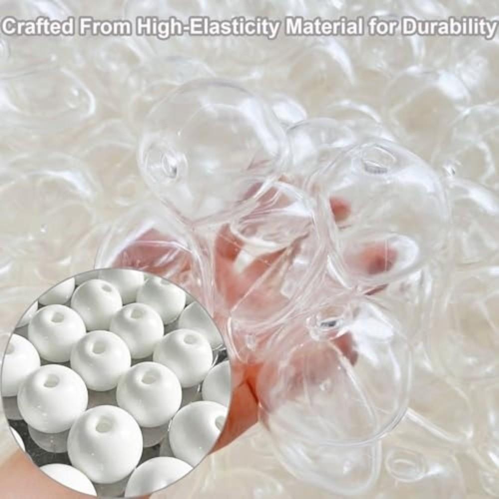 Peau de Balle Vide en TPR Kit DIY Squishy Anti-Stress Remplissable Transparent Fournitures Créatives Faites Main Pour Jouets Fidget Personnalisés