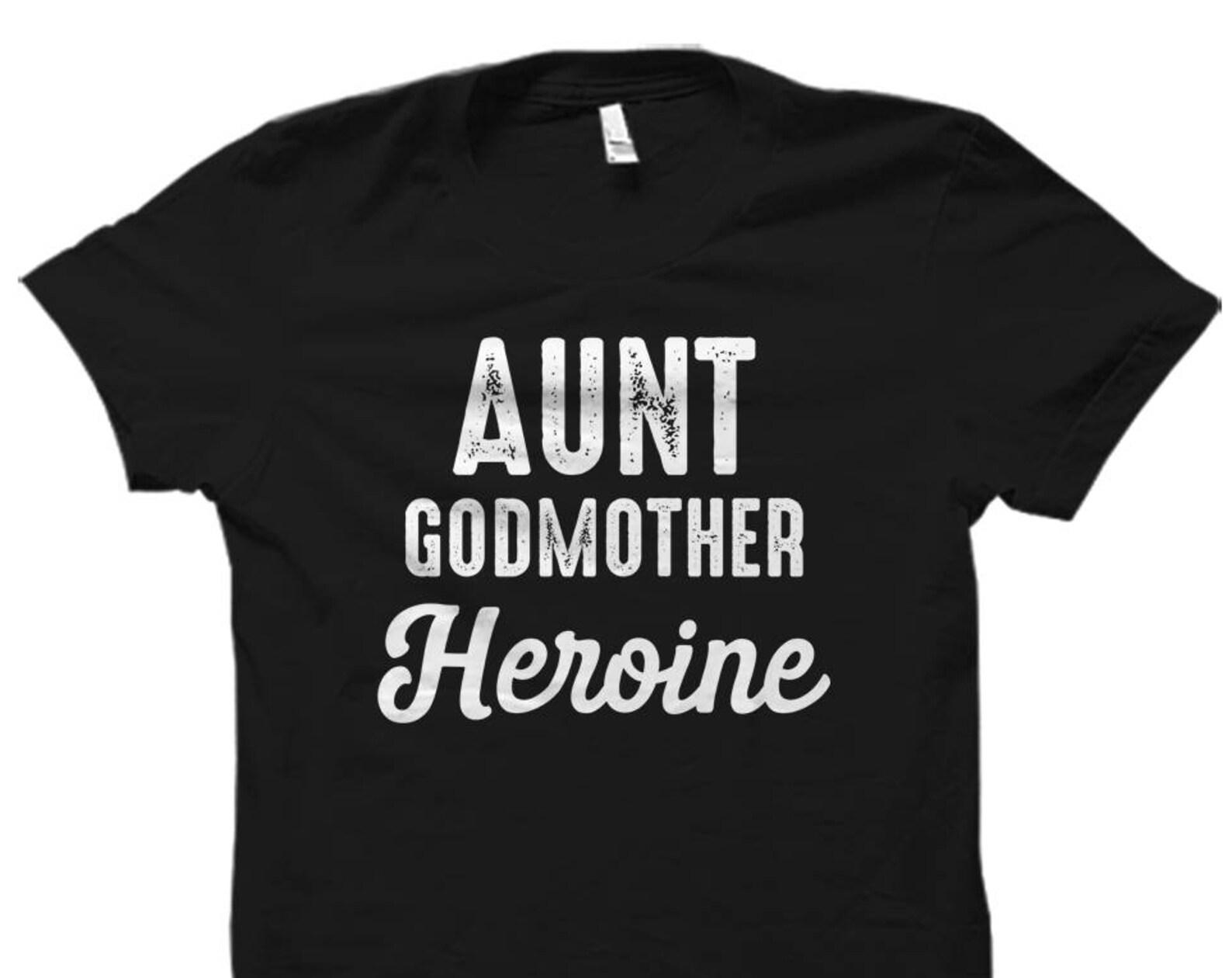Aunt Gift Aunt to Be Gift Godmother Gift for Godmother Shirt New Aunt Shirt Sister Shirts Sister Gift for Sister Gifts Aunt Shirts #OS717 S