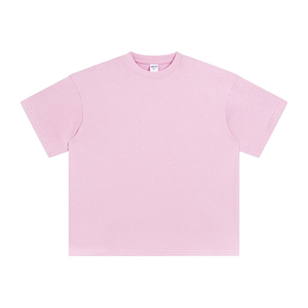 325 GSM 100% Cotton Washed T-Shirt Customized Pattern Print Men's Tees