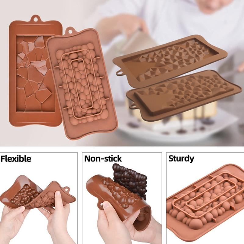 DIY Handmade Silicone Fondant Mold Family Chocolate Candy Sugar Craft Gum Paste Mold DIY Candle Resin Crafts Durable