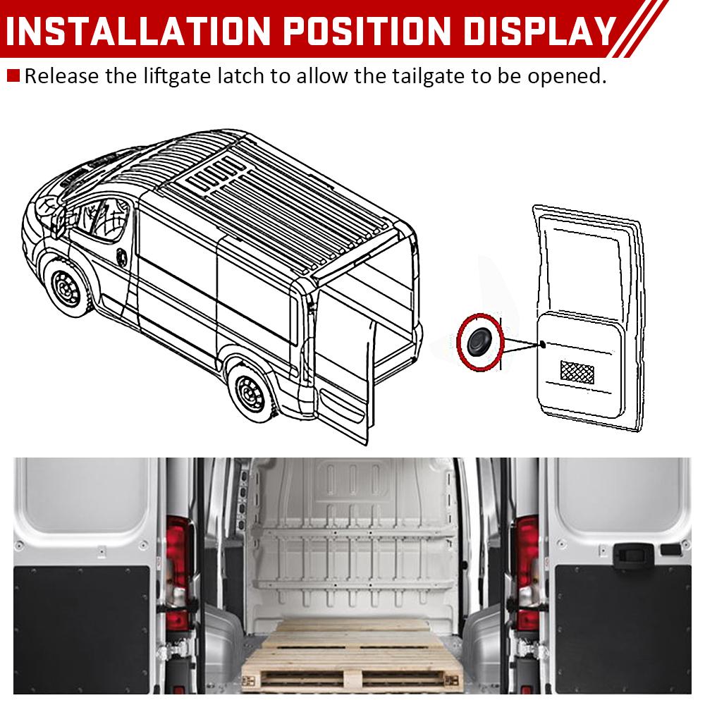 Rear Inner Door Release Button For Fiat Ducato Mk3 Peugeot Boxer Citroen Relay 06-21 735539554 1607485980 735426396