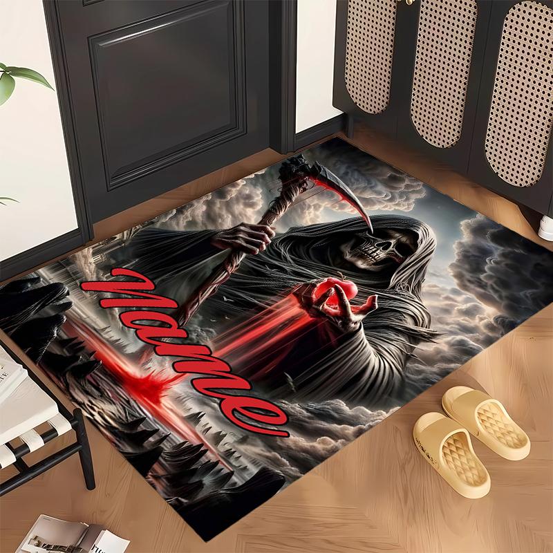 Dark Gothic (14) Personalized Name Office Carpet Stylish Decor for Living Room Bedroom Kitchen
