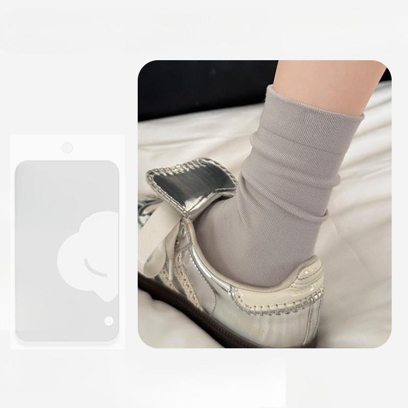 

Женские осенне-зимние носки из чистого хлопка, антизапах, лунный сын в трубке, махровые носки 1 pair