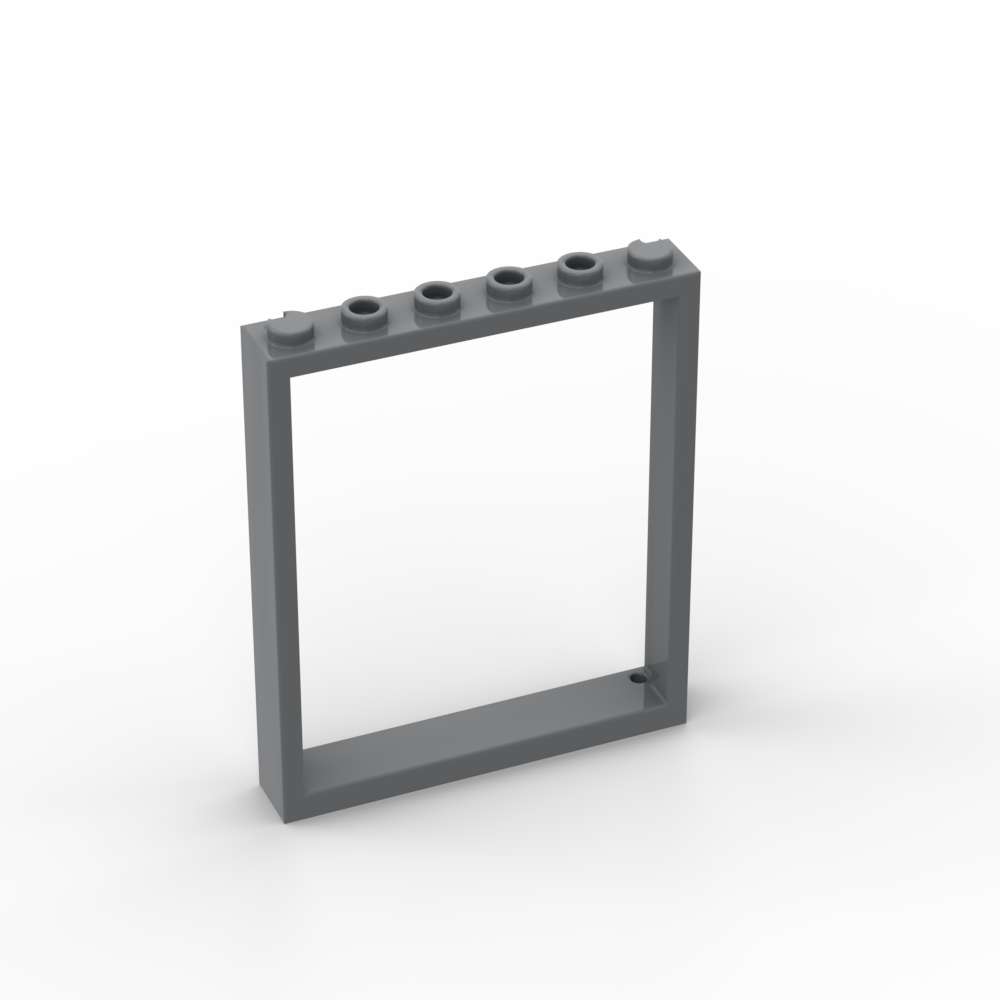 MOC 10PCS 42205 Window 1x6x6 Building Block Kit Flat Front Door Frame Accessories Bricks DIY Idea Toy Children Kid Birthday Gift