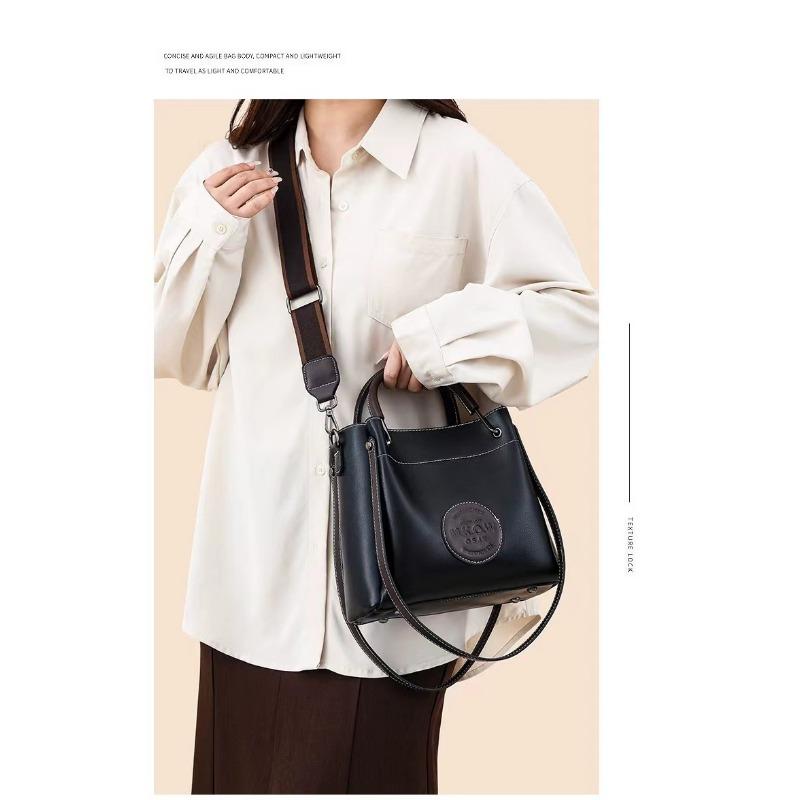 Shoulder Handbag Women'S Bag Premium Sense Commuting Large Capacity Messenger Bucket Bag