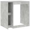 Waschmaschinenunterschrank Beton 87 x 60 x 89 cm Holzwerkstoff
