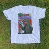 Godzilla-inspired Kaiju Monster Retro Graphic Print T-shirt, Oversized Cotton Tee for Men and Women, Harajuku Casual Wear for