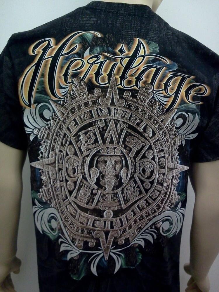 

AZTEC CALENDAR New Free Shipping Size SM,MED,LG,XL,2 wbr/ X,3X Unisex T-Shirt S