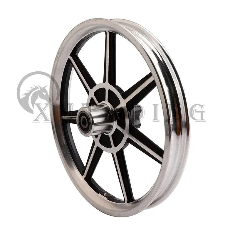 14 Inch Motorcycle Aluminum Alloy Wheel 14x1.75 Disc Brake Front Rim for Electric Scooters E-bike Folding Bicycles Parts