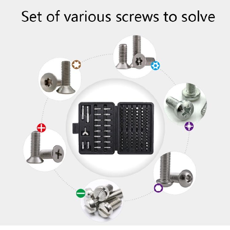 Repair Screwdriver Set 100pcs Screwdriver Set with Bit Driver Mini Screwdriver