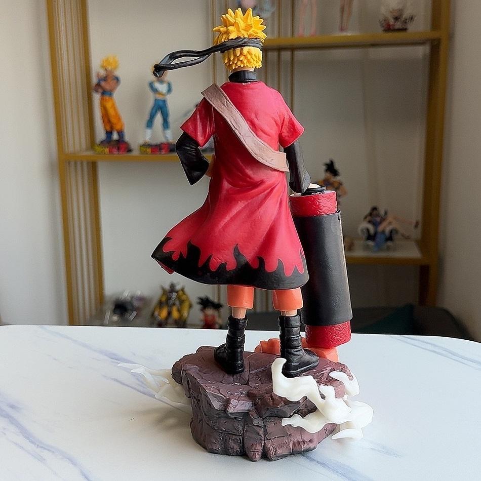 26cm Naruto Anime Figure Rikudou Sennin Mode Figurine Naruto Room Sasuke Action Figure Room Decorations PVC Collection Model Toy
