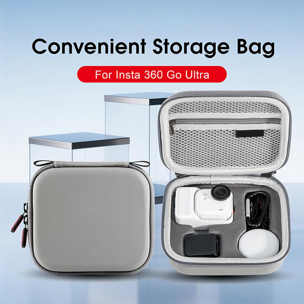 For Insta360 Go Ultra Camera Travel Carrying Case Portable Storage Bag Dustproof Protective Box Handbag Camera Accessories