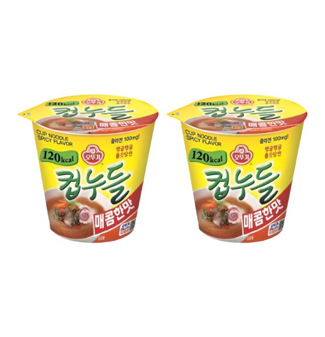 Ottogi Лапша чашка с острым вкусом 37г (5 различных количеств)