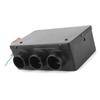 Calentador de Coche 12V 50W 3 Orificios Portátil Invierno Calentador de Calentamiento Rápido Eliminador de Escarcha Bajo Ruido Calentamiento Automático Descongelador de Coche 12V Calentador de Coche