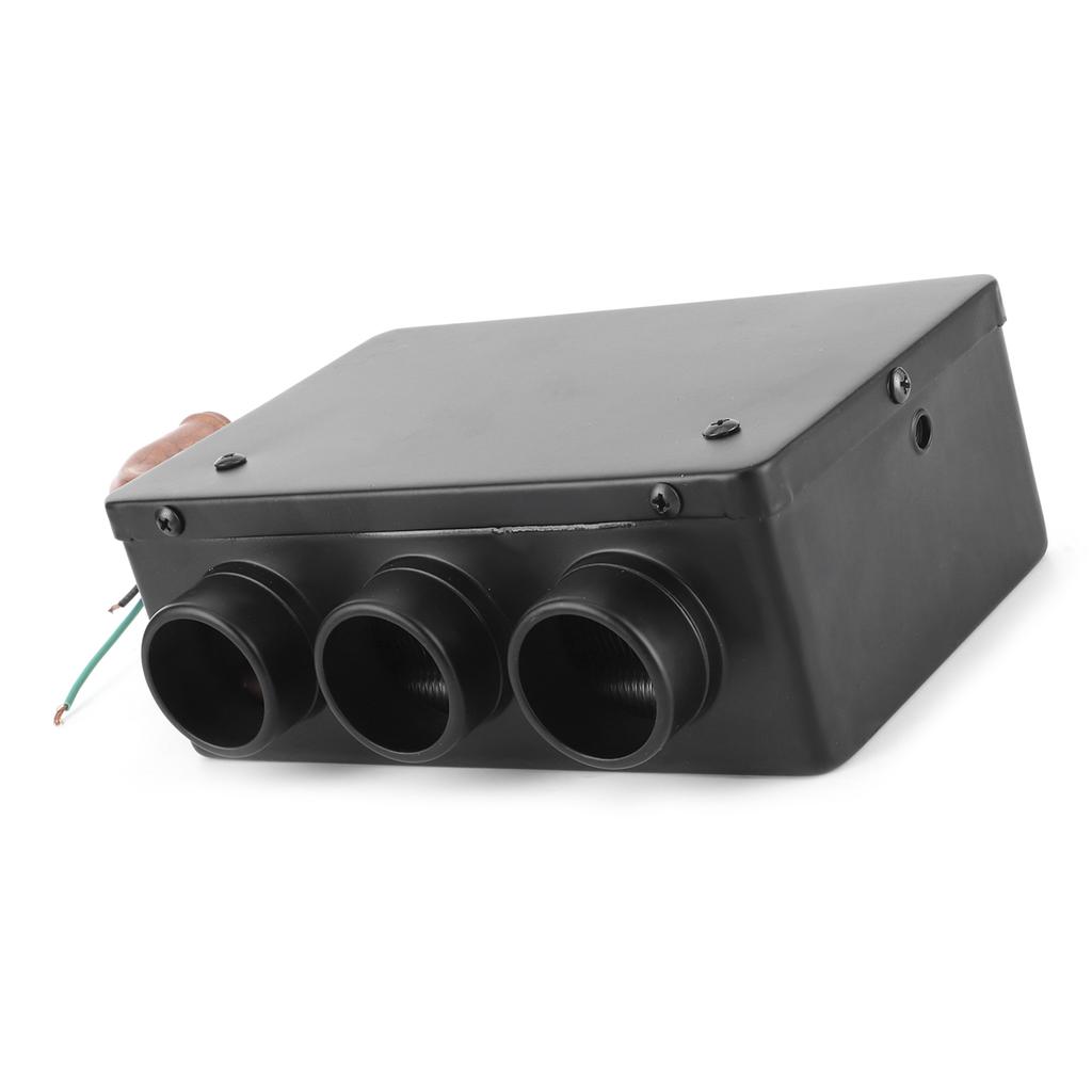 Calentador de Coche 12V 50W 3 Orificios Portátil Invierno Calentador de Calentamiento Rápido Eliminador de Escarcha Bajo Ruido Calentamiento Automático Descongelador de Coche 12V Calentador de Coche