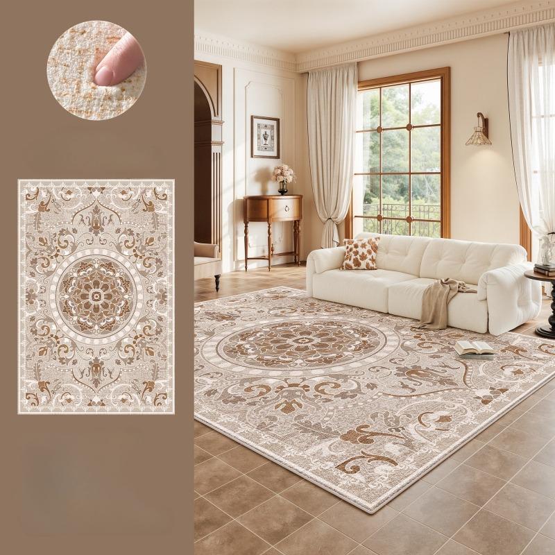 Carpet for Living Room Persian Retro Sofa Coffee Table Floor Mat Home Decor Bedroom Bedside Rug Nonslip Mashine Washable Rugs