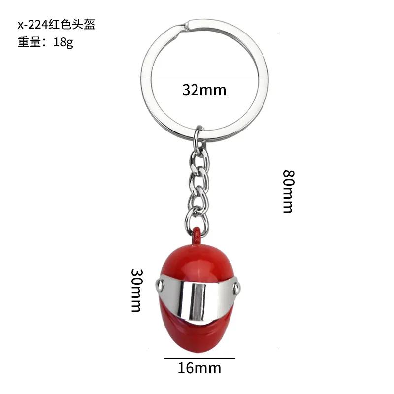 Creative Moto 3D Simulation Keyring Pendant Motorcycle Hobby Metal Stainless Steel Keychain Backpack Pendant Key Ring Chain Gift